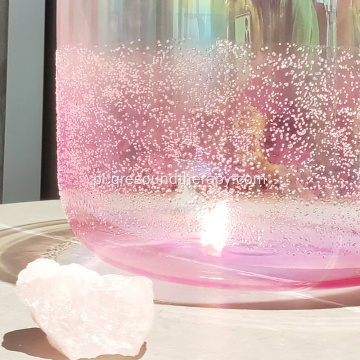 Q&#39;I Pink Alchemy Crystal Singing Bowl